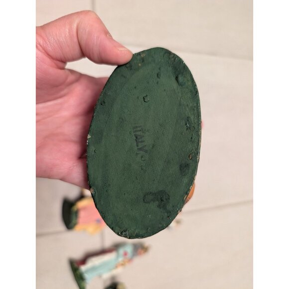 Vintage Italian Nativity Set Hand-Painted Chalkware Complete 10-Piece 50s-70s - Picture 4 of 15